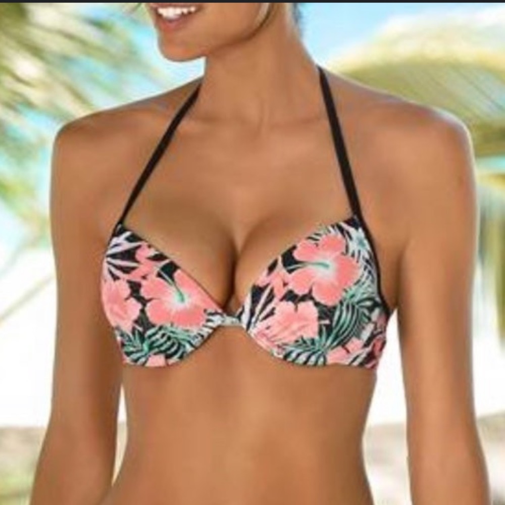 Adorable Hibiscus Swim Top